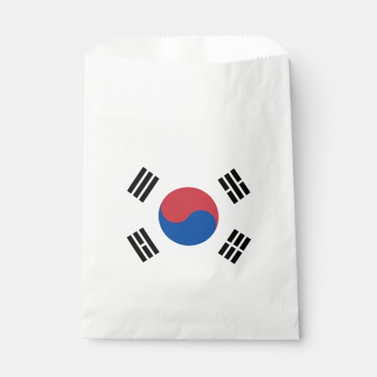 Südkorea-Flagge Geschenktütchen (Vorderseite)