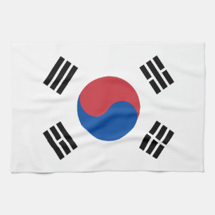 Südkorea-Flagge Geschirrtuch