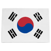 Südkorea-Flagge Große Geschenktüte (Vorderseite)