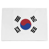 Südkorea-Flagge Große Geschenktüte (Vorderseite)