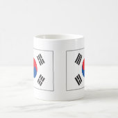 Südkorea-Flagge Kaffeetasse (Mittel)
