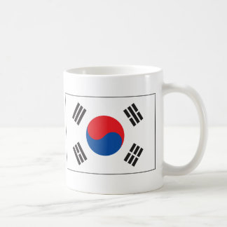 Südkorea-Flagge Kaffeetasse