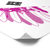 Südkorea-Flagge kaufen Poster (Ecke)