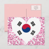Südkorea-Flagge kaufen Postkarte (Vorne/Hinten)