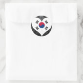 Südkorea-Flagge kaufen Runder Aufkleber (Tasche)