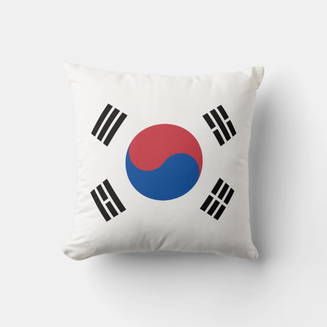 Südkorea-Flagge Kissen (Vorderseite)