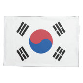 Südkorea-Flagge Kissenbezug (Rückseite)