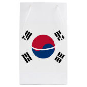 Südkorea-Flagge Kleine Geschenktüte (Rückseite)
