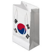 Südkorea-Flagge Kleine Geschenktüte (Vorderseite Schrägansicht)