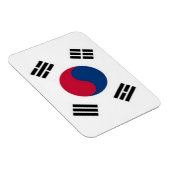 Südkorea - Flagge - Magnet (Rechte Seite)