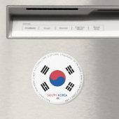 Südkorea-Flagge-Magnet Magnet (In Situ (Geschirrspüler))