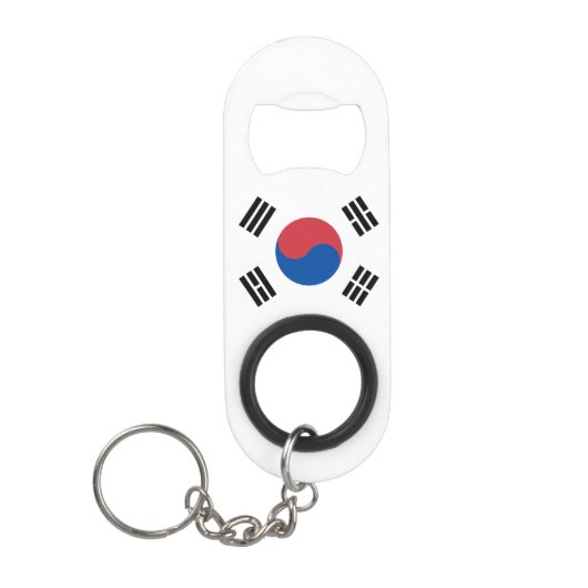 Südkorea-Flagge Mini Flaschenöffner (Vorderseite)