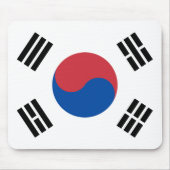 Südkorea-Flagge Mousepad (Vorne)