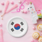 Südkorea-Flagge Pappteller (Party)