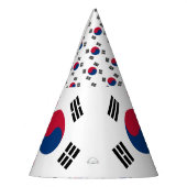 Südkorea-Flagge Partyhütchen (Links)