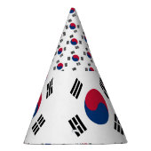 Südkorea-Flagge Partyhütchen (Rechts)