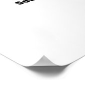 Südkorea-Flagge Poster (Ecke)
