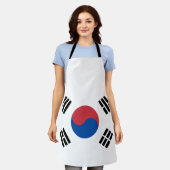 Südkorea-Flagge Schürze (Getragen)