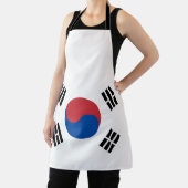 Südkorea-Flagge Schürze (InSitu)