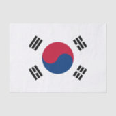 Südkorea-Flagge Seidenpapier (Vorderseite)