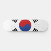 Südkorea-Flagge Skateboard (Horizontal)