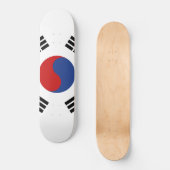 Südkorea-Flagge Skateboard (Vorderseite)