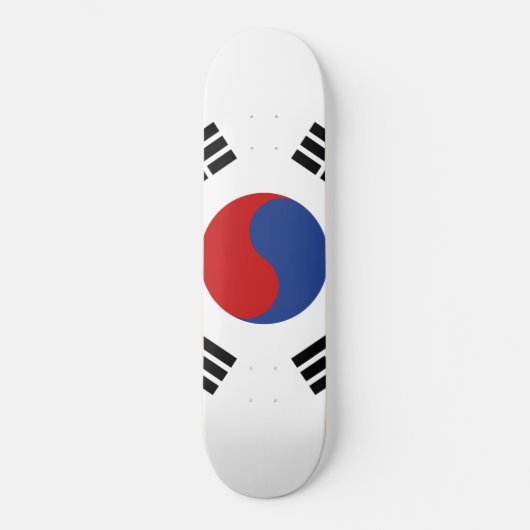 Südkorea-Flagge Skateboard (Vorderseite)