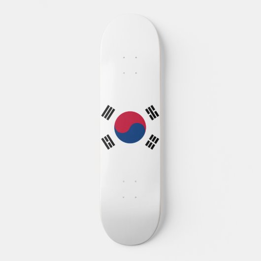 Südkorea-Flagge Skateboard (Vorderseite)