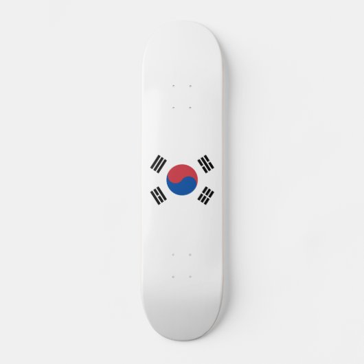 Südkorea-Flagge Skateboard (Vorderseite)