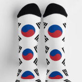 Südkorea-Flagge Socken (Oben)