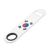 Südkorea-Flagge Speed Flaschenöffner (Vorderseite Schrägansicht)