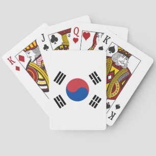 Südkorea-Flagge Spielkarten