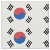 Südkorea-Flagge Stoff (Nahaufnahme)