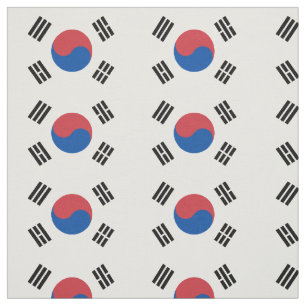 Südkorea-Flagge Stoff
