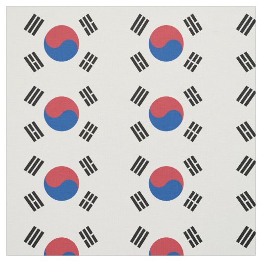Südkorea-Flagge Stoff (Muster)
