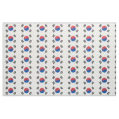 Südkorea-Flagge Stoff (Fat Quarter (45,7 x 55,9 cm))