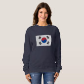 Südkorea-Flagge Sweatshirt (Vorne ganz)