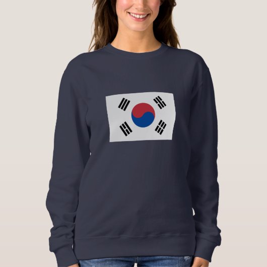 Südkorea-Flagge Sweatshirt (Vorderseite)