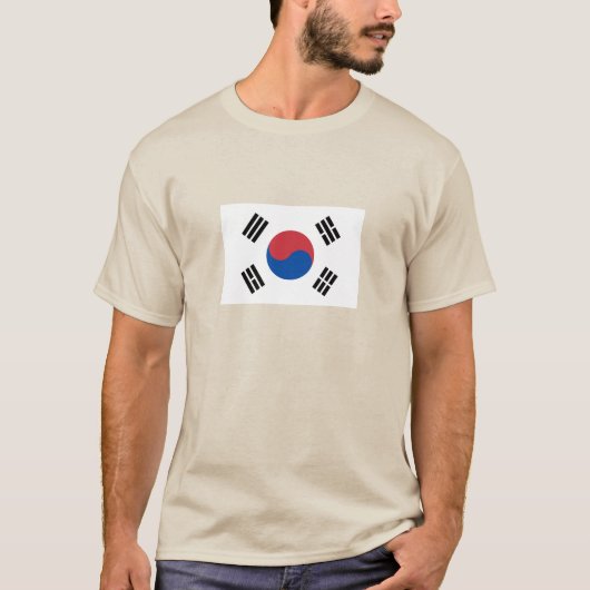 Südkorea-Flagge T-Shirt (Vorderseite)