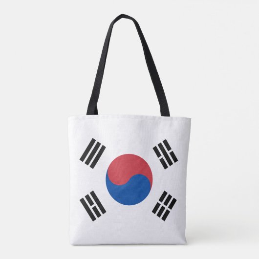 Südkorea-Flagge Tasche (Rückseite)