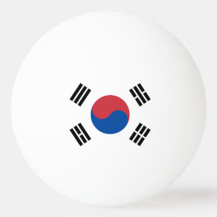 Südkorea-Flagge Tischtennisball