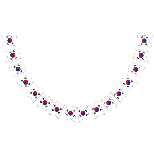 Südkorea-Flagge Wimpelkette (Alle)