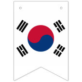 Südkorea-Flagge Wimpelkette (Erste Fahne)