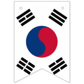 Südkorea-Flagge Wimpelkette (Erste Fahne)
