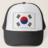 Südkorea-Flaggen-Hut