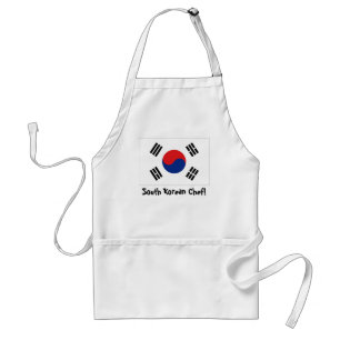 Südkorea-Flaggen-Kochs-Schürze Schürze