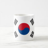 Südkorea-Flaggen-Tasse Kaffeetasse (Mittel)