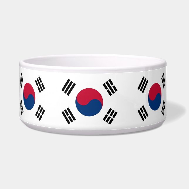 Südkorea Flaggenbowl Napf (Links)