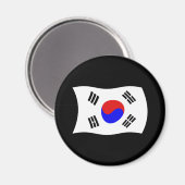 Südkorea Flaggenmagnet Magnet (Vorderseite/Rückseite)