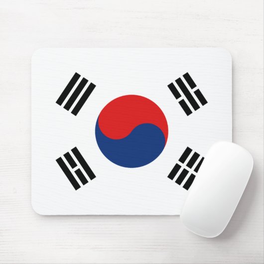 Südkorea Flaggenmousepad Mousepad (Mit Mouse)